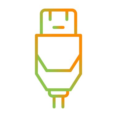 hdmi simgesi, web tasarımı için resimleme