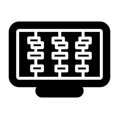 Zaman Çizgisi Web simgesi vektör çizimi