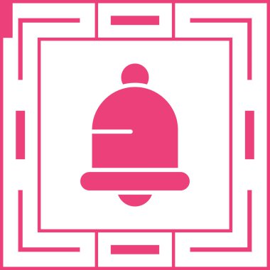 Çan simgesi web basit illüstrasyon