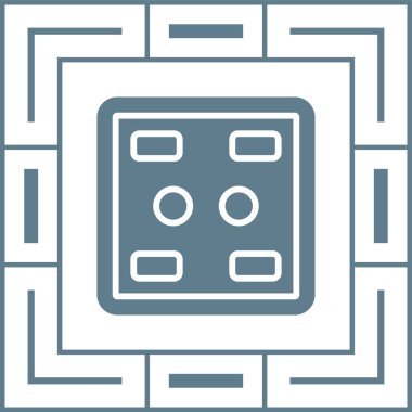 soket simgesi web basit illüstrasyon