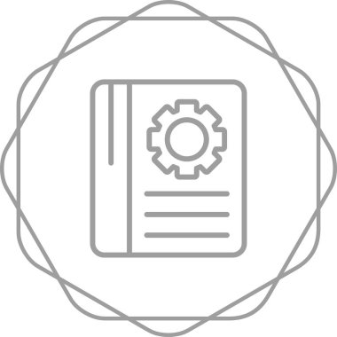 kitap web simgesi, vektör illüstrasyonu 