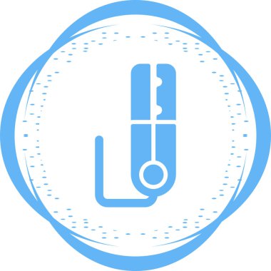 Zemin kıskacı, basit vektör illüstrasyonu