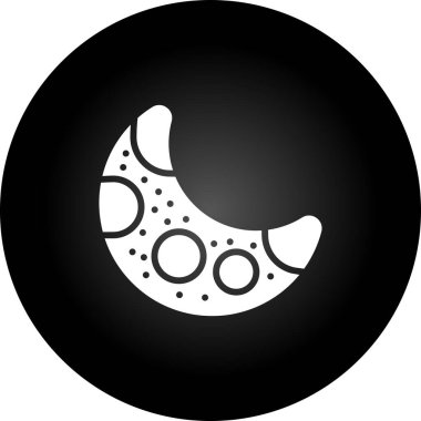 Ay ağ simgesinin vektör illüstrasyonu