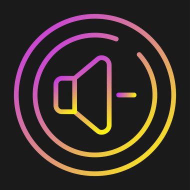 Ses hoparlörü web illüstrasyonu