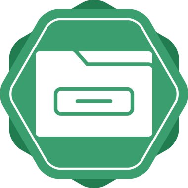 dosya dizini simgesi, vektör illüstrasyonu basit tasarım