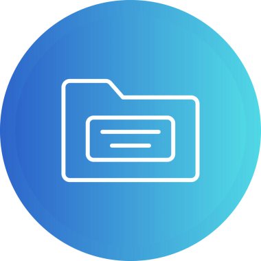 dosya dizini simgesi, vektör illüstrasyonu basit tasarım