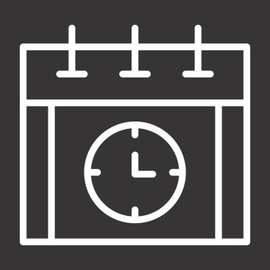 Süre bitimi vektör simgesi tasarımı