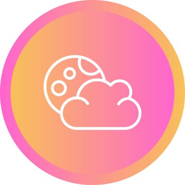 Bulut ağı simgesi, vektör illüstrasyonu. bulut simgesi