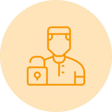 user icon, vector illustration simple design