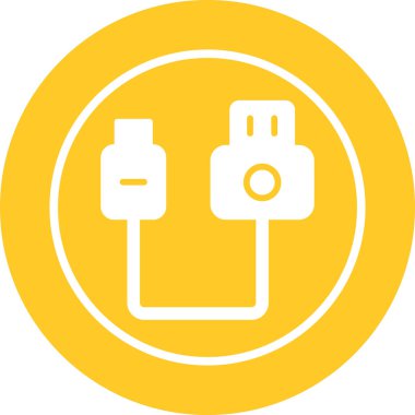 usb simgesi, web tasarımı için illüstrasyon