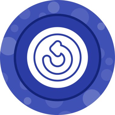 Yenile. Web simgesi basit illüstrasyon