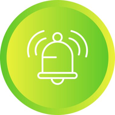 Çan simgesi web basit illüstrasyon