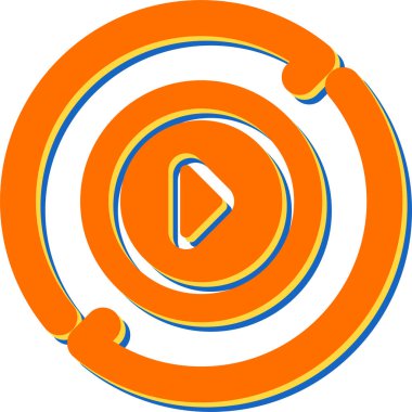 Web simgesi, vektör illüstrasyonu işleniyor             