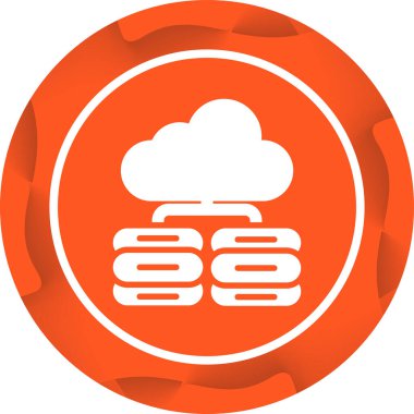 Web Ev Sahipliği web simgesi vektör çizimi