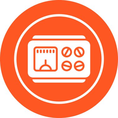 Voltaj Dengeleyici ağ ikonu vektör çizimi