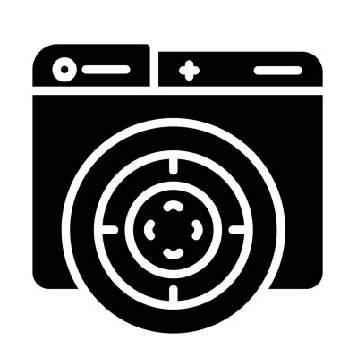 hedef simge, vektör illüstrasyonu basit tasarım