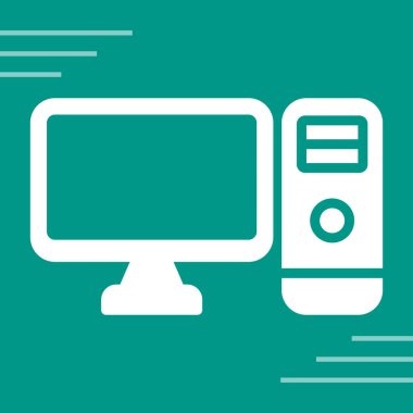 Bilgisayar web simge vektör çizim