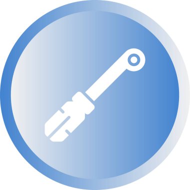 Boru ipliği. Web simgesi basit illüstrasyon