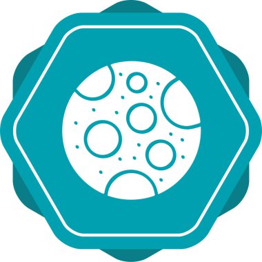 Ay ağ simgesinin vektör illüstrasyonu