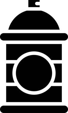 Sprey kutusu. Web simgesi basit illüstrasyon