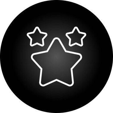 Yıldız simgesinin vektör illüstrasyonu