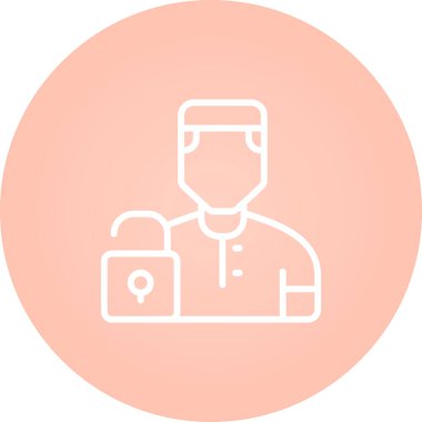 user icon, vector illustration simple design