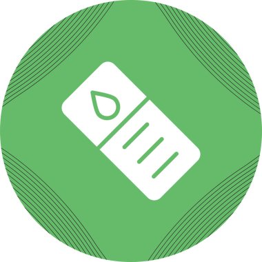 mikroskop slayt simgesi, web illüstrasyonu basit tasarım