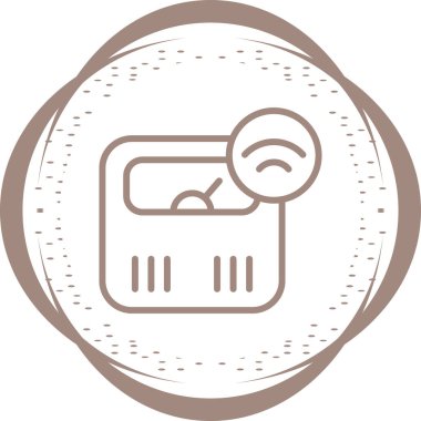 Akıllı Ölçekli vektör çizgisi simgesi