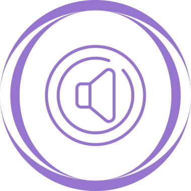 Spike Circle simgesi, vektör illüstrasyonu 