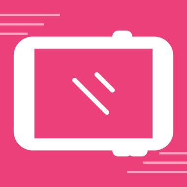 Tablet modern simgesinin vektör illüstrasyonu