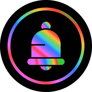 Çan simgesi web basit illüstrasyon