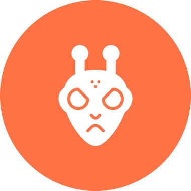  uzaylı vektör ağı simgesi