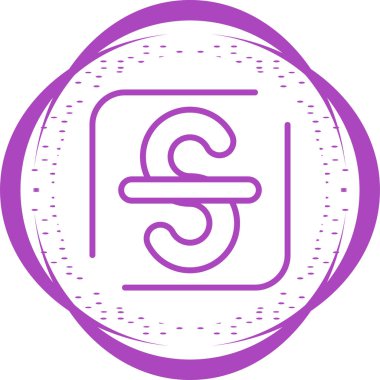 Grev Ağı simgesinin vektör illüstrasyonu 