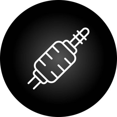 Jack Connector simgesi, vektör illüstrasyonu