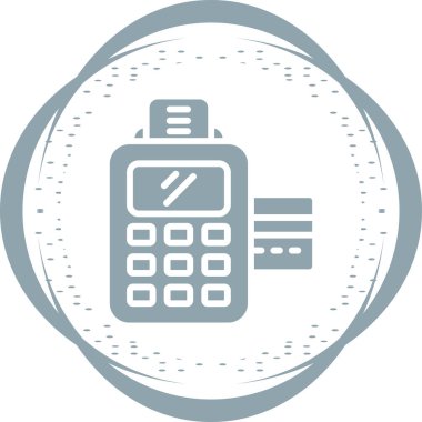 Manyetik Çizgili Okuyucu simgesinin vektör çizimi