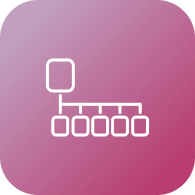 Kart Sıralama Web simgesi vektör çizimi