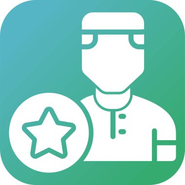 user icon, vector illustration simple design