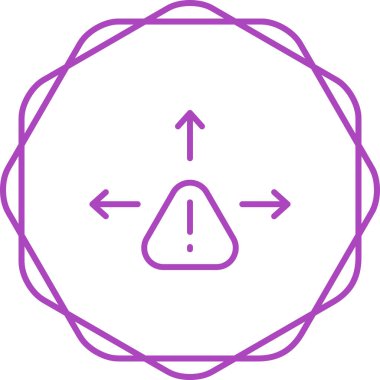 Çeşitlendirme simgesi, vektör illüstrasyonu 