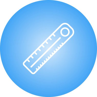 cetvel simgesinin vektör illüstrasyonu