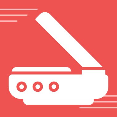 Tarayıcı. Web simgesi basit illüstrasyon