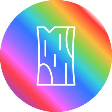 Tahta. Web simgesi basit illüstrasyon