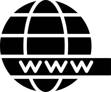 Web sitesi simgesi, vektör illüstrasyonu