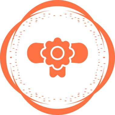 Diploma simgesi, vektör illüstrasyonu basit tasarım