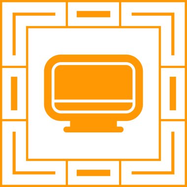 Bilgisayar web simge vektör çizim