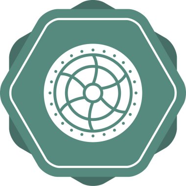 Daha serin ağ simgesi vektör illüstrasyonu