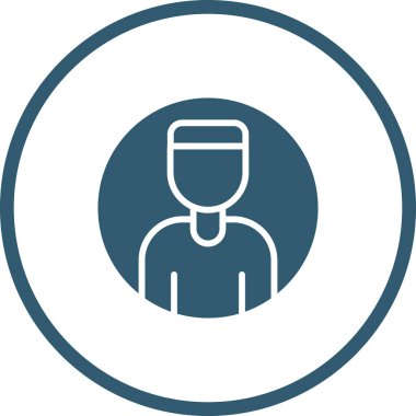 kullanıcı avatar simgesi vektör çizimi