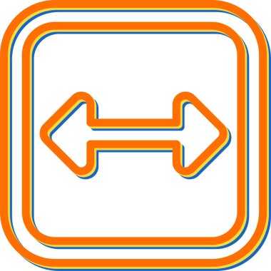 Büyütme Ağ simgesinin vektör illüstrasyonu