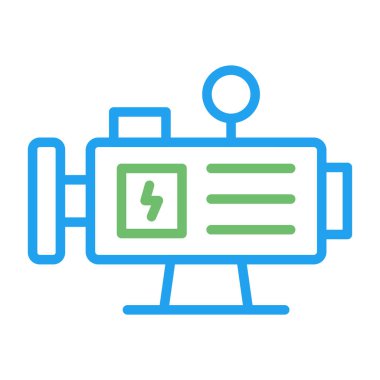 su pompası simgesi, vektör illüstrasyonu 