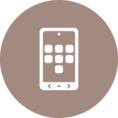 Simge Uygular. Uygulamalar Pictogram. Programlar İmza, Vektör İllüstrasyonu