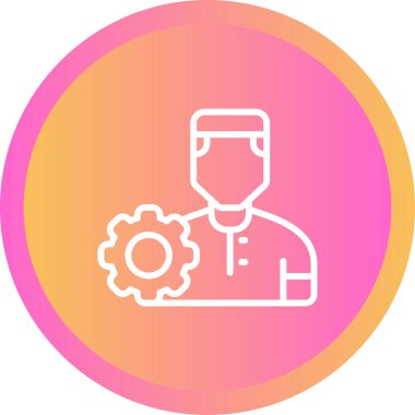 user icon, vector illustration simple design